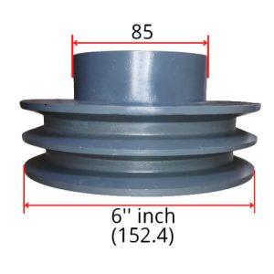 Cast Iron Pulley B2 x 6"